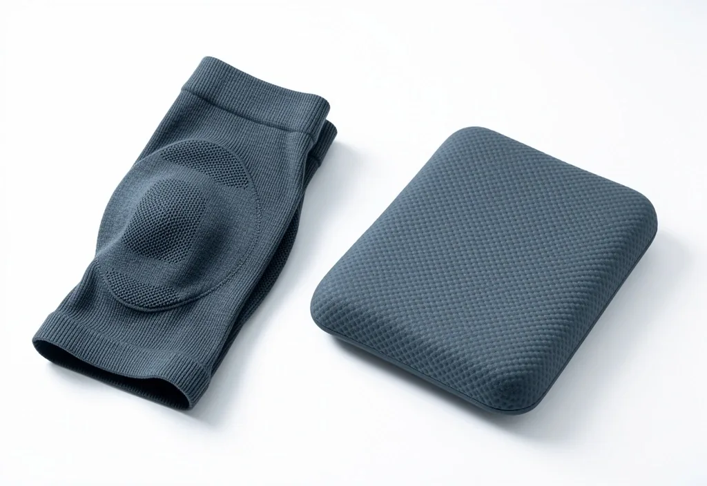 Knee support sleeve and back support cushion